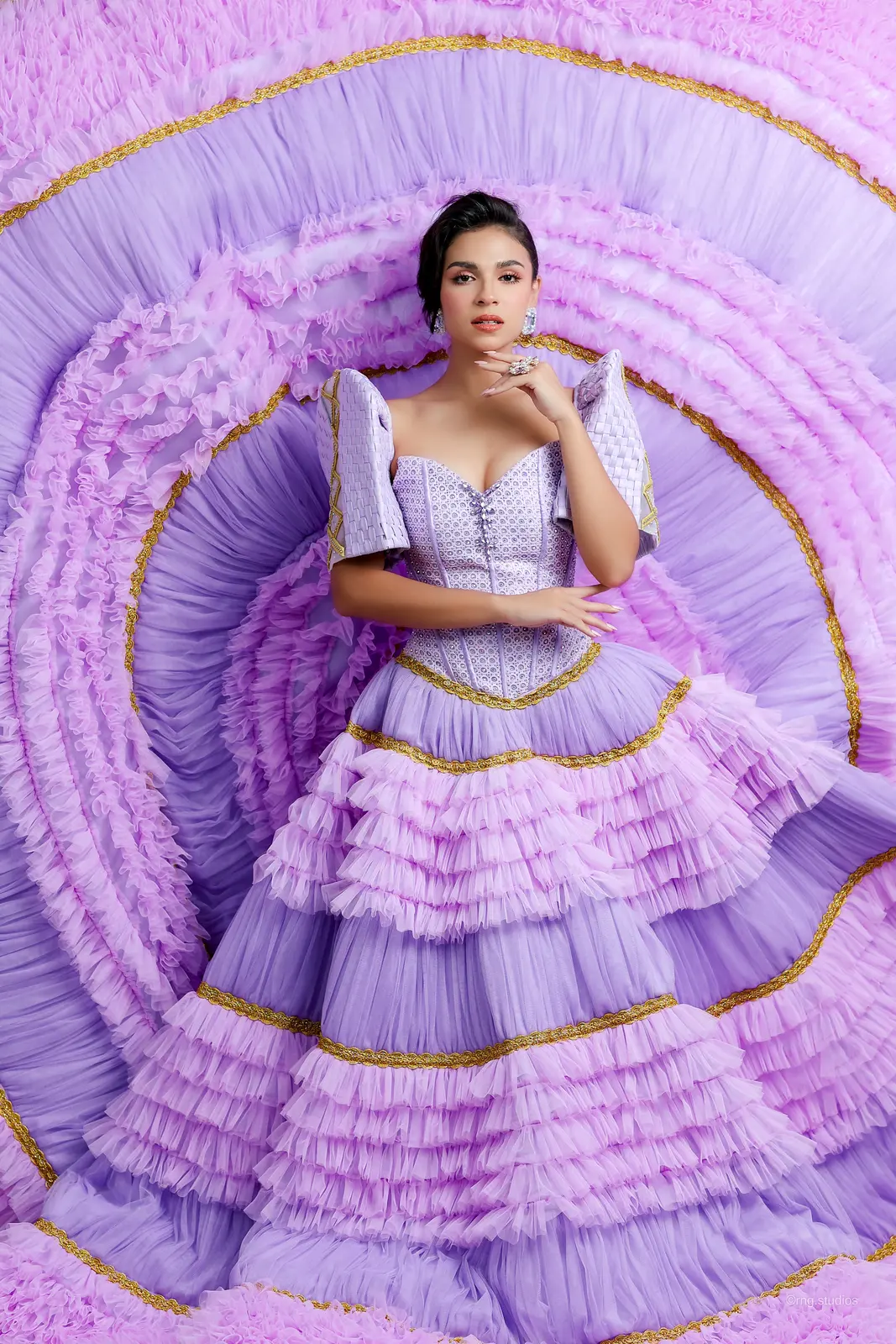 Reyna Magdala — gown by Ari Couture, worn by Angelikha Bajao at the Bohol Grand Santacruzan 2026